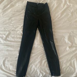 ZARA faux leather leggings NEW WITH TAG